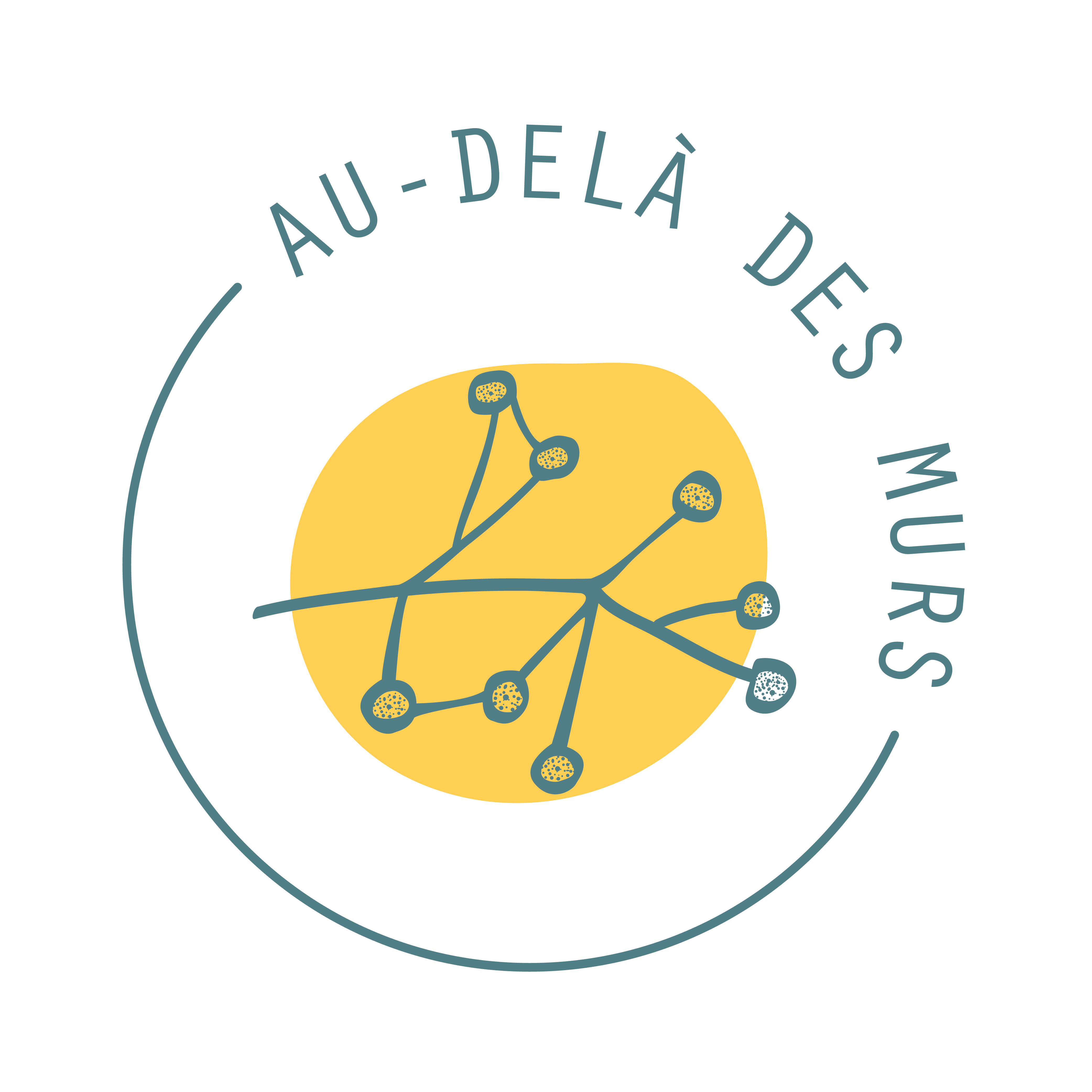 Logo - Au-delà des Murs - Autisme - Pays de la Loire